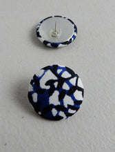 Load image into Gallery viewer, Button Earrings - Fabric Earrings
