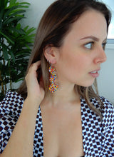 Load image into Gallery viewer, Handmade Beaded Earrings
