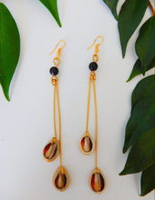 Load image into Gallery viewer, Afrix Style Drop Earring Shell Earrings
