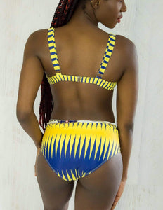 Afrix Style Zebra Stripes Bikini